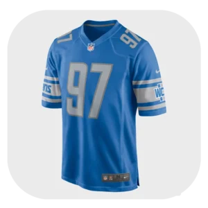 Aidan Hutchinson #97 Blue Jersey for Fans
