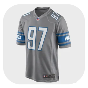 Aidan Hutchinson #97 Grey Jersey – Stylish & Comfortable Fan Wear