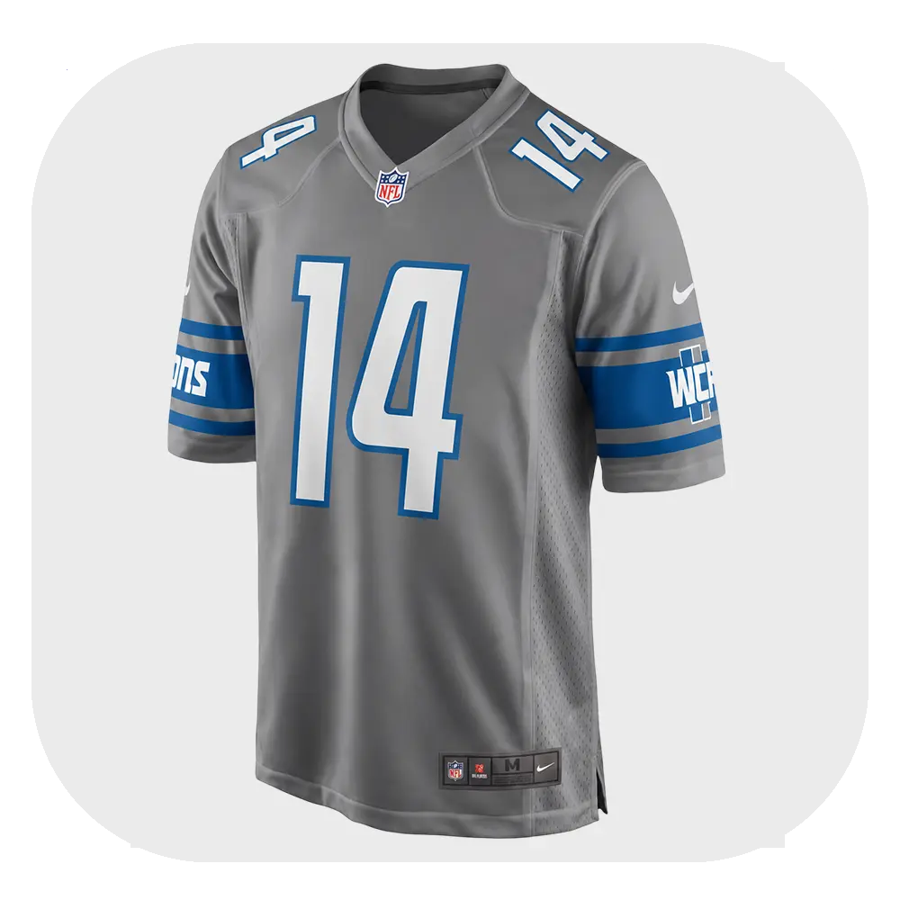 Amon-Ra St. Brown Grey Game Jersey