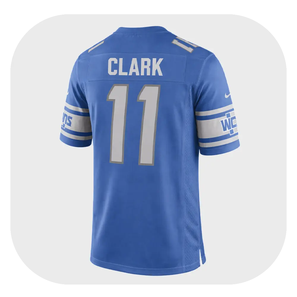 Damone Clark Deep Blue Black Jersey