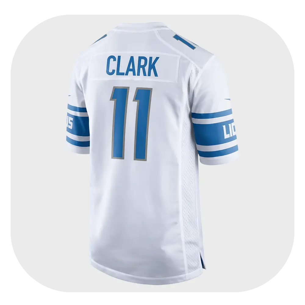 Damone Clark White Back Jersey