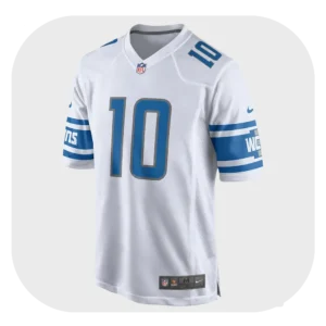 Get New Isiah Pacheco White Jersey