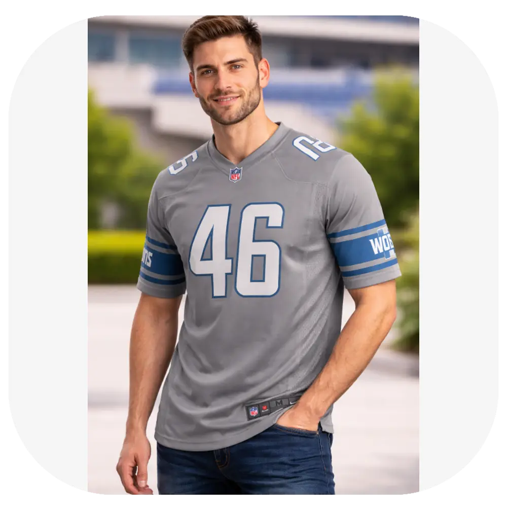 Jack Campbell Grey Look Jersey