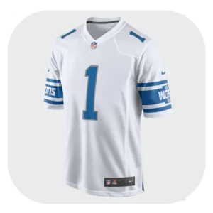 Jameson Williams White Game Jersey With Free Shipping