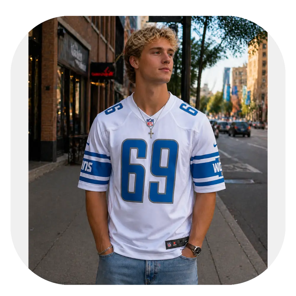 Tate Ratledge White Jersey S