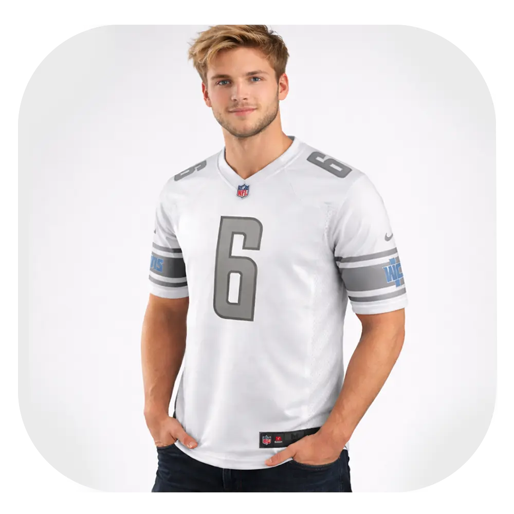 Terrion Arnold White Jersey Side View