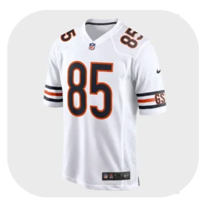 New Cole Kmet Bears Fan White Jersey