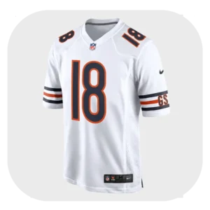 Caleb Williams #18 Bears White Jersey