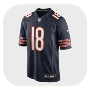 Caleb Williams #18 Game Navy Jersey