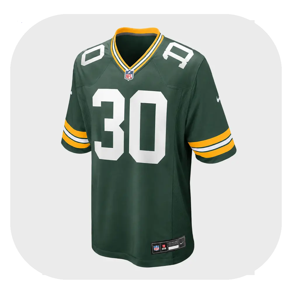 Chris Brooks Packers Team Green Game Jersey