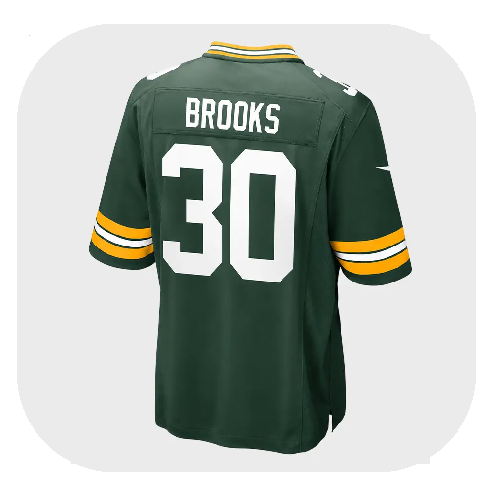 Chris Brooks Team Green Game Jersey