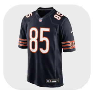 Cole Kmet Bears Navy Fan Jersey