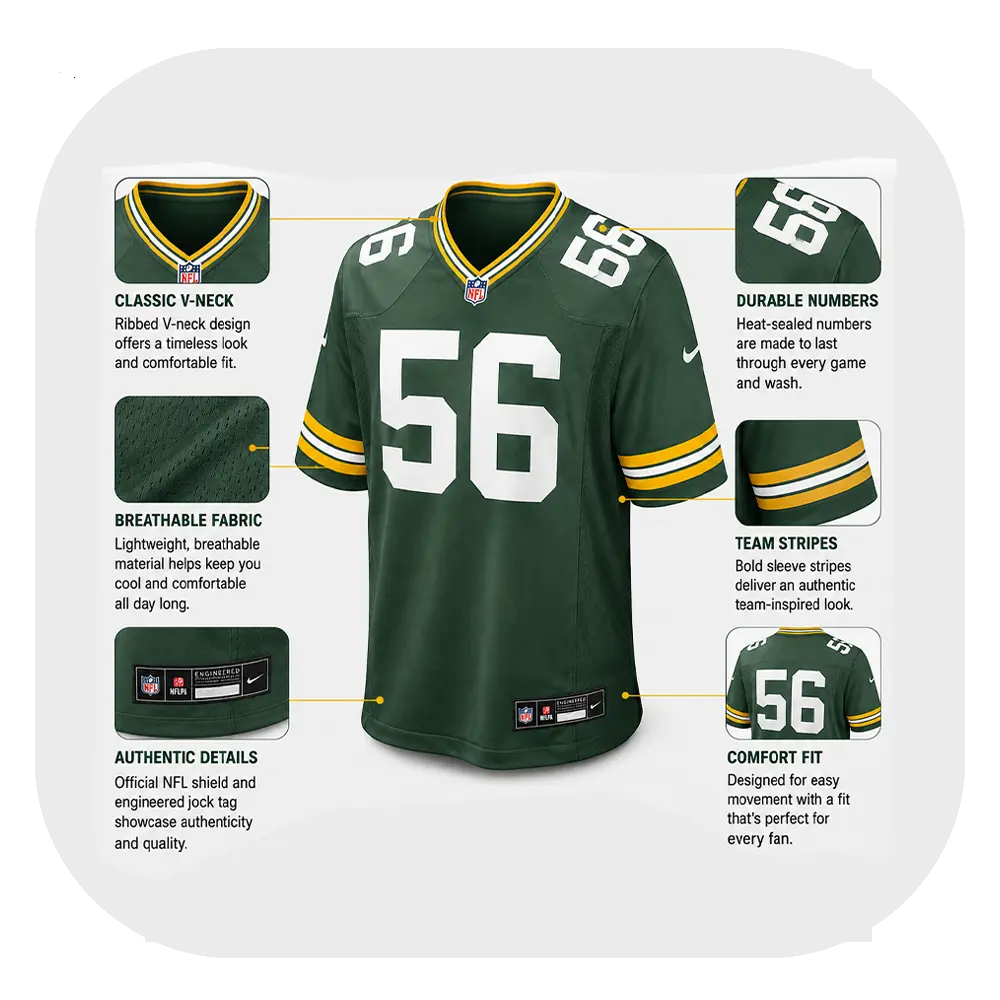 Cooper Packers Team Green Jersey
