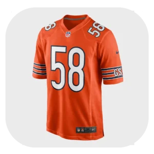 Darnell Wright Bears Fan Orange Jersey