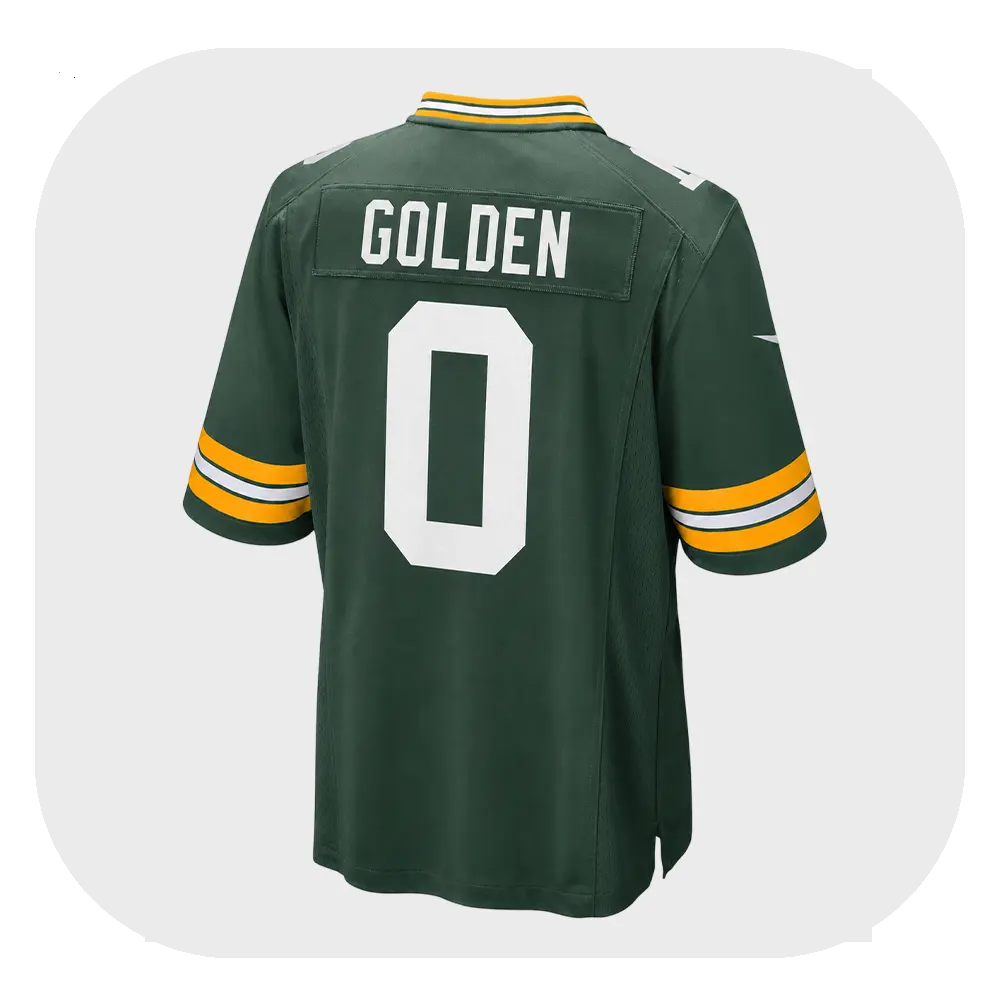 Golden Fan #0 Green Jersey