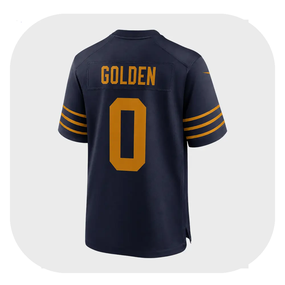 Golden Game Fan #0 Navy Jersey