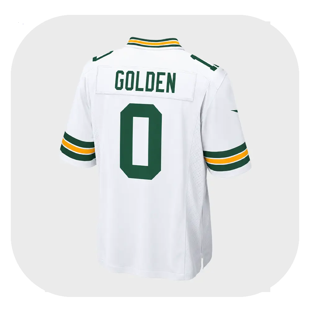 Golden Game Fan White Jersey