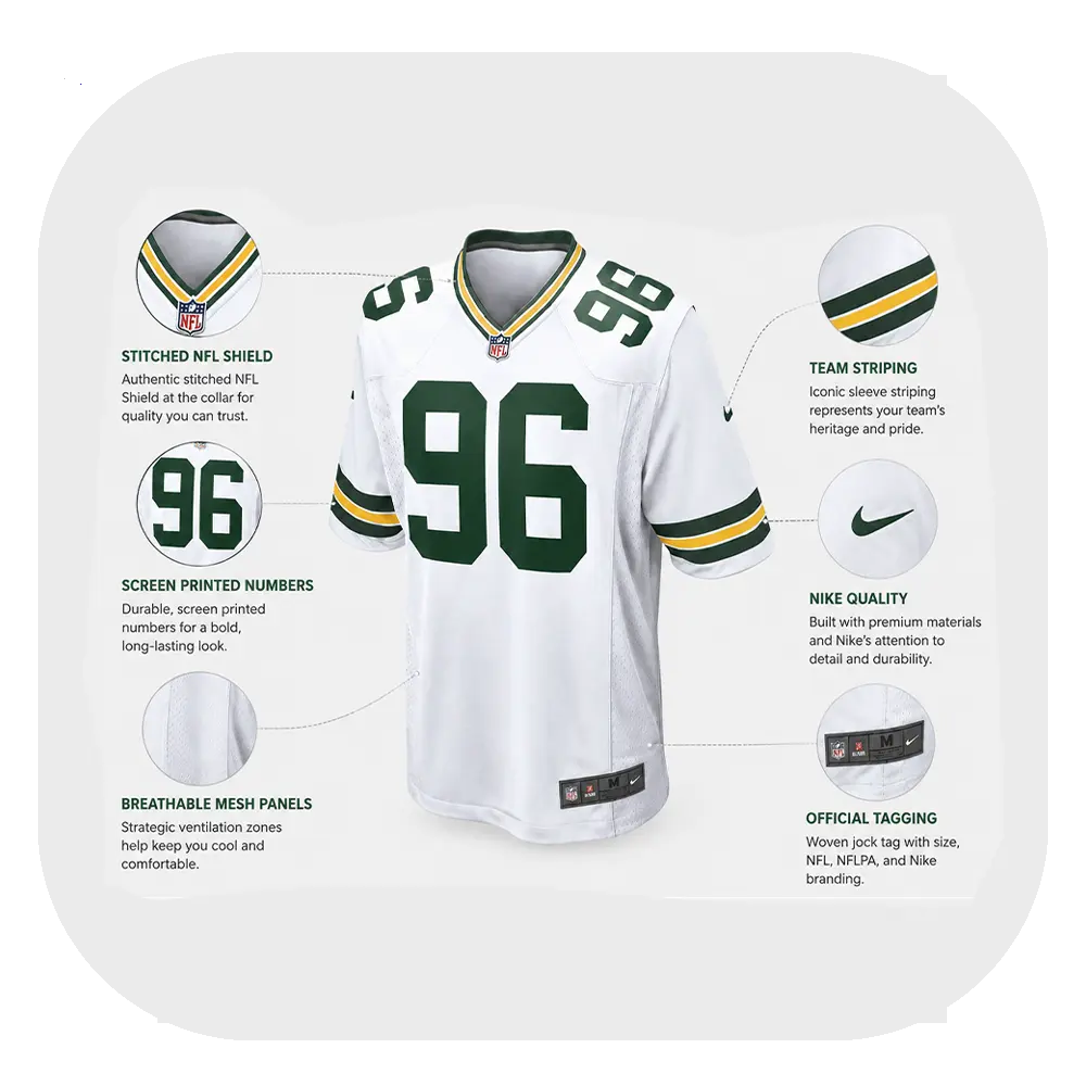 James Ester Packers Team White Fan Jersey (4)