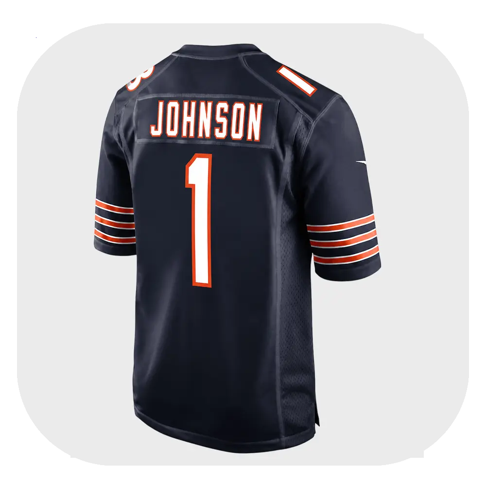 Jaylon Johnson Bears Navy Jersey
