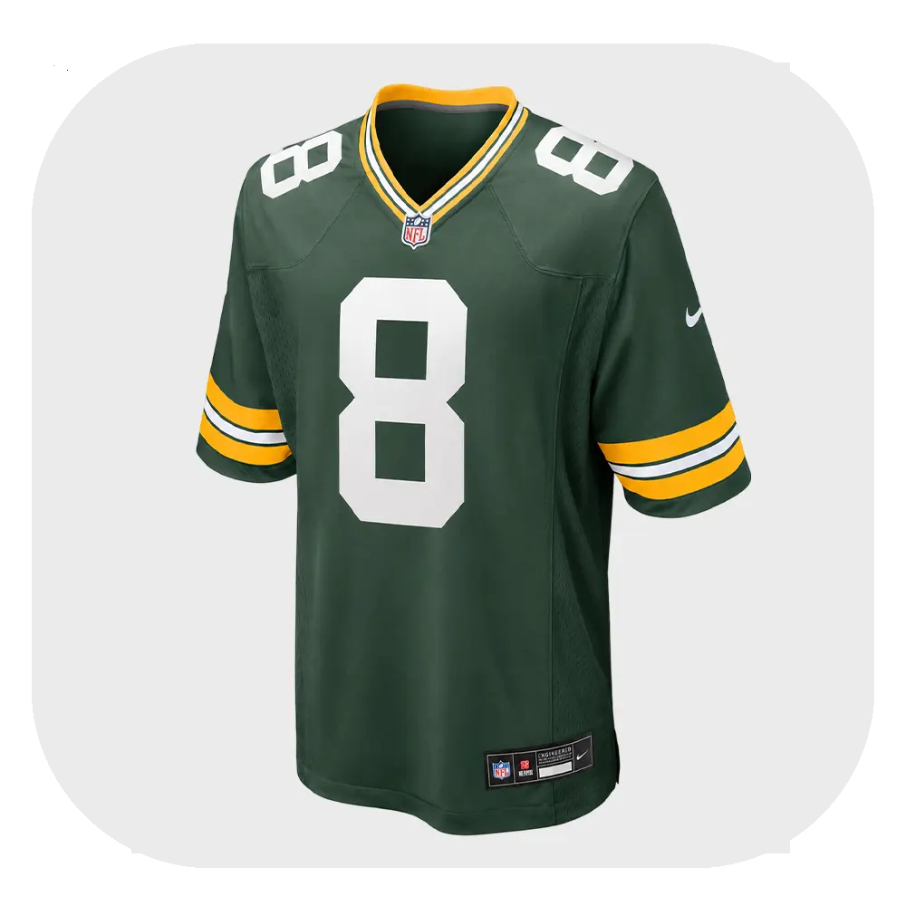 Josh Jacobs Green Game Fan #8 Jersey