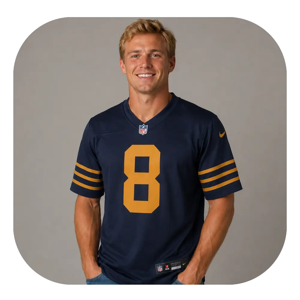 Josh Jacobs Navy Game Jersey