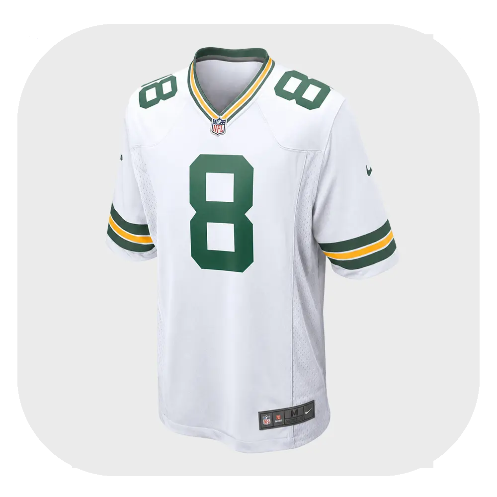 Josh Jacobs White Packers Game Jersey