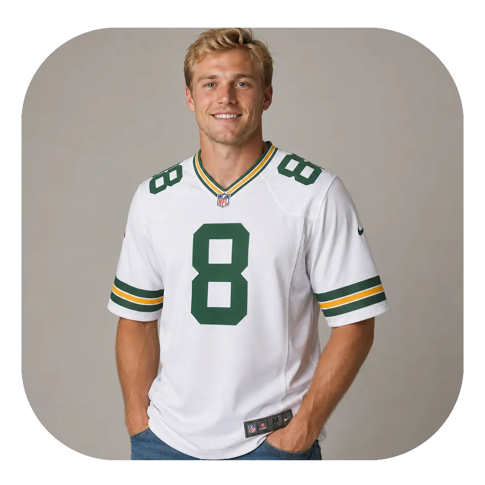 Josh Jacobs White Packers Jersey